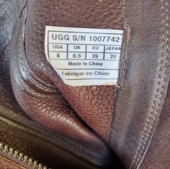 NWOB UGG Women's Kiings Suede Water Resistant Boots 1007742 Size 8 - Picture 5 of 7